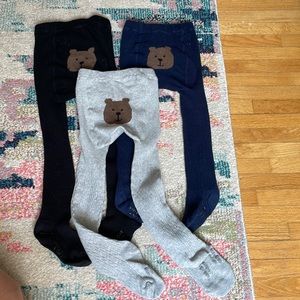 3 pairs BabyGap tights